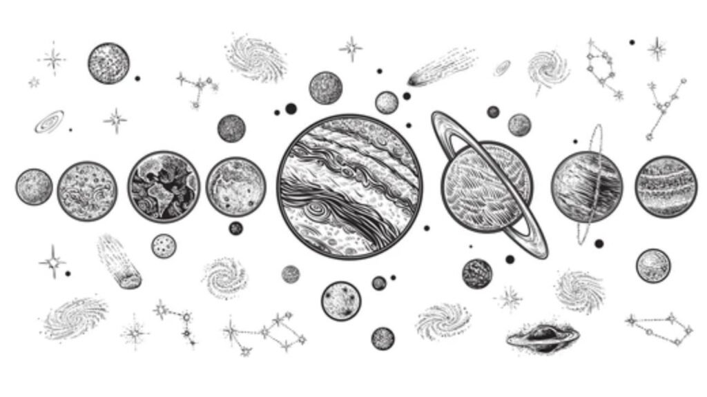 Solar System Drawing
