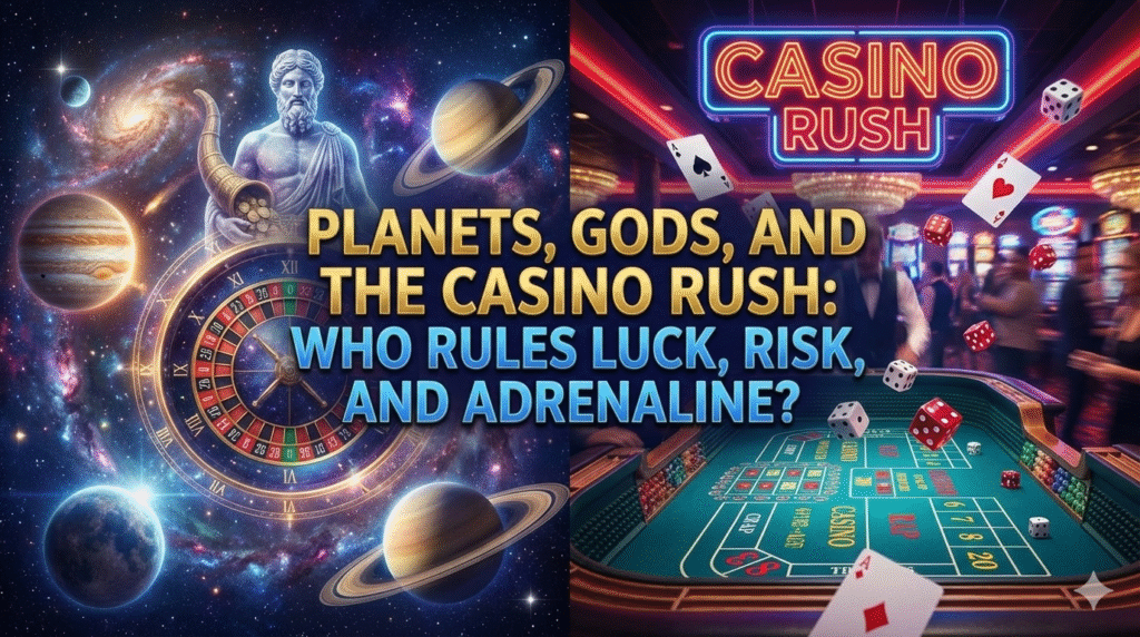 Planets, Gods, and the Casino Rush: Who Rules Luck, Risk, and Adrenaline?