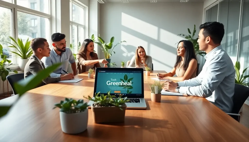 writing greenheal blog