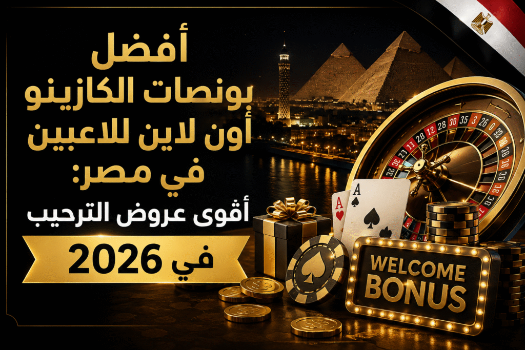 أفضل بونصات الكازينو أون لاين للاعبين في مصر: أقوى عروض الترحيب في 2026